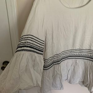 Jane and Delancey Size 1X Peplem Top